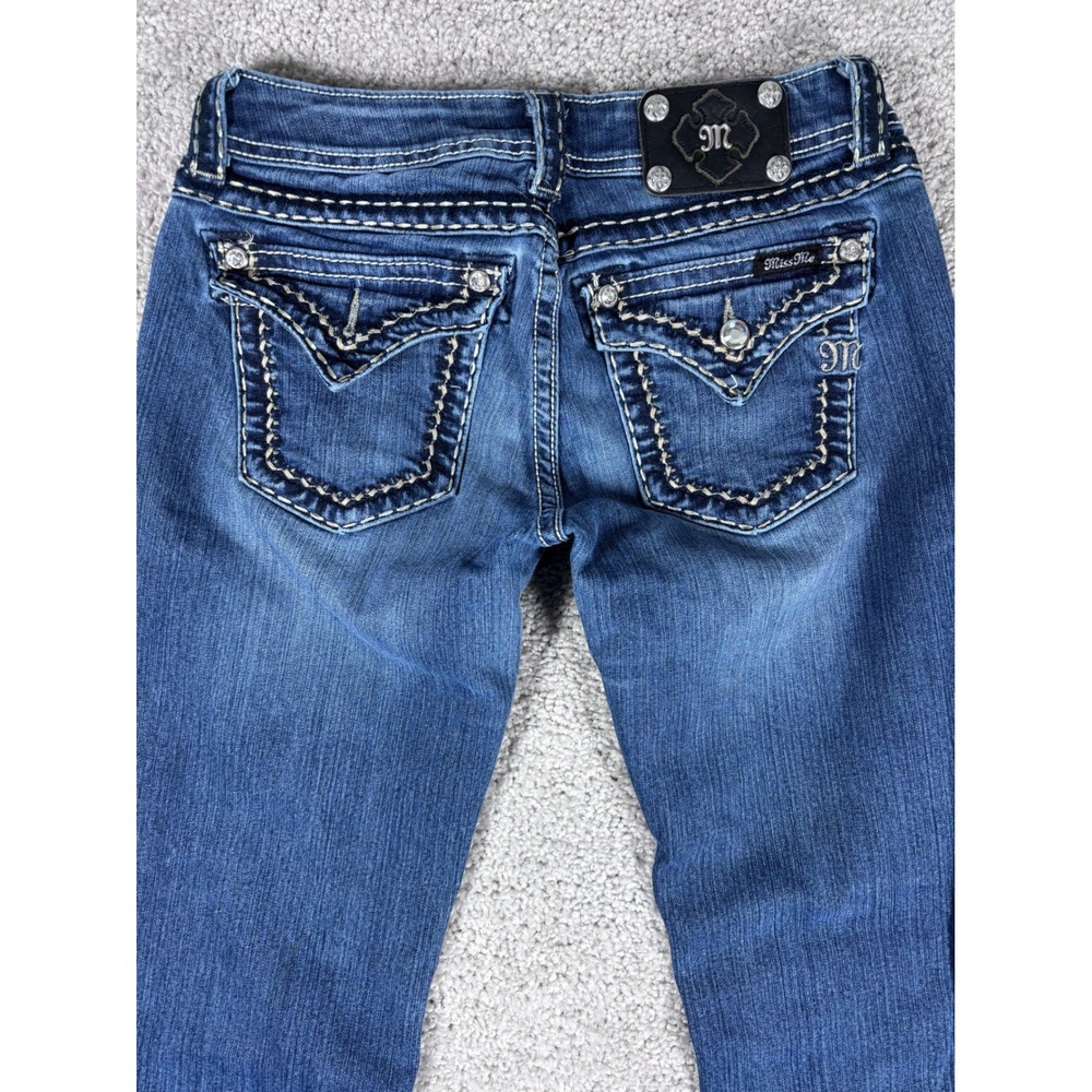 Miss Me Jeans Women Bootcut‎ Embellished Denim Style JSS014B89 Size 29